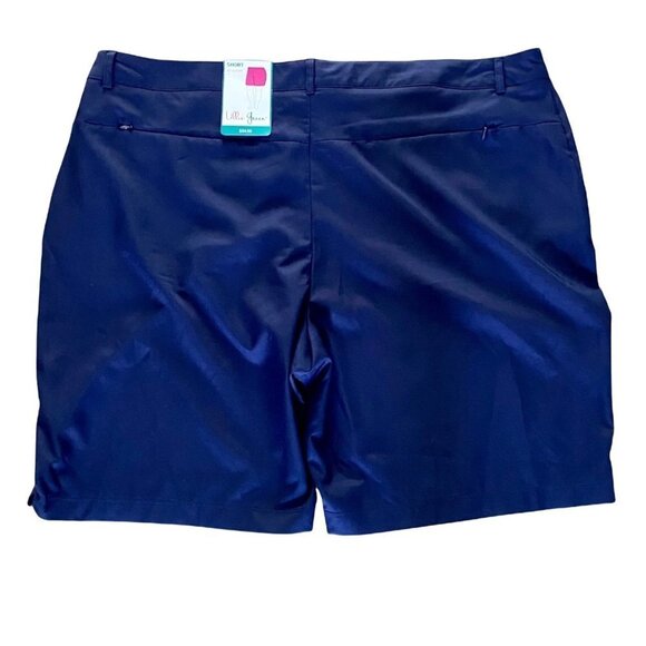 Lillie Green Navy Blue Shorts Size 24W New with Tags - Picture 1 of 7